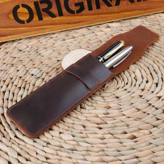 Genuine Leather Pencil Case