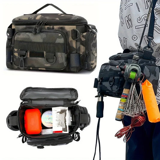 Camo Fishing Shoulder Bag