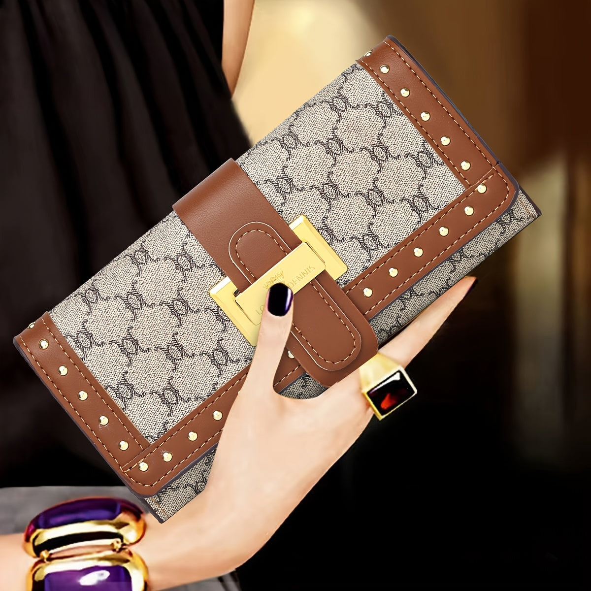 LABOONOO Long Wallet Handbag
