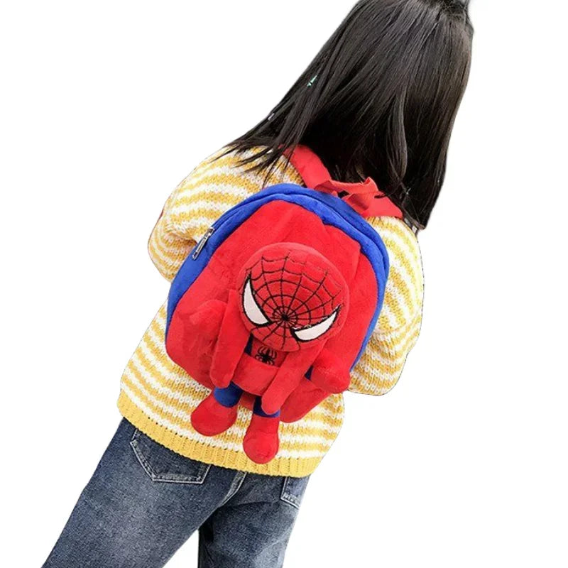 Childrens Plush Spiderman Backpack