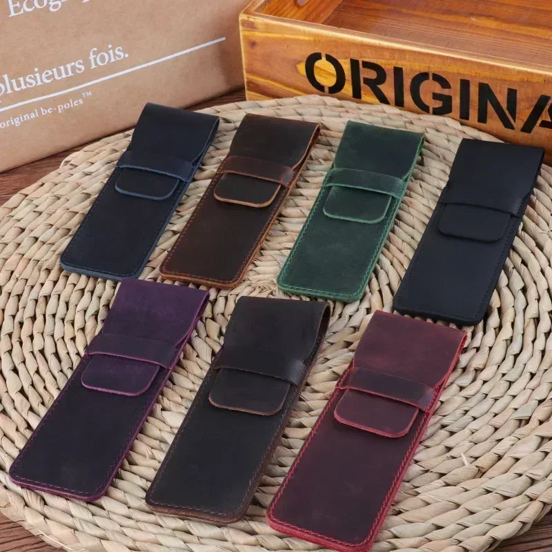 Genuine Leather Pencil Case