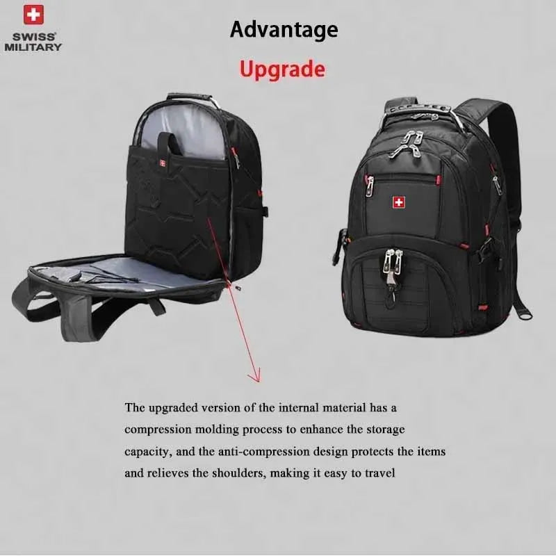 SWISS 17" Laptop Waterproof Backpack