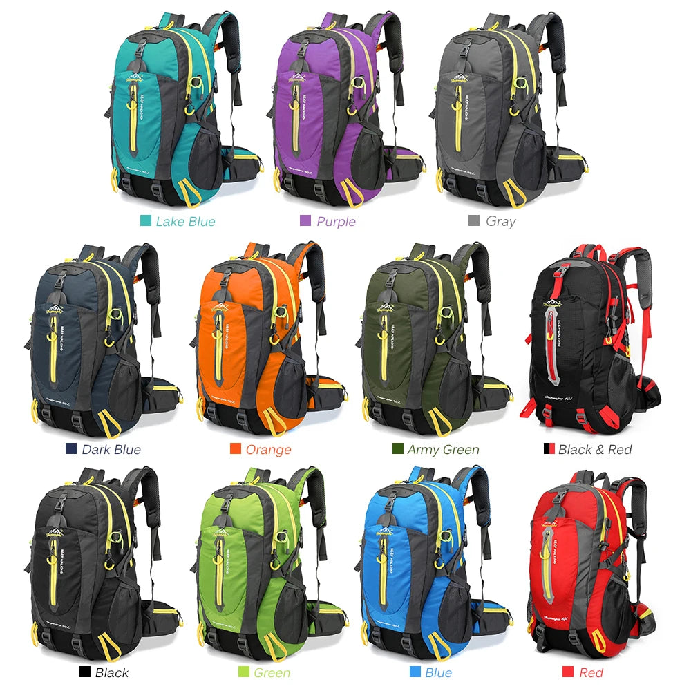 TOMSHOO 40L Water Resistant Hiking Backpack