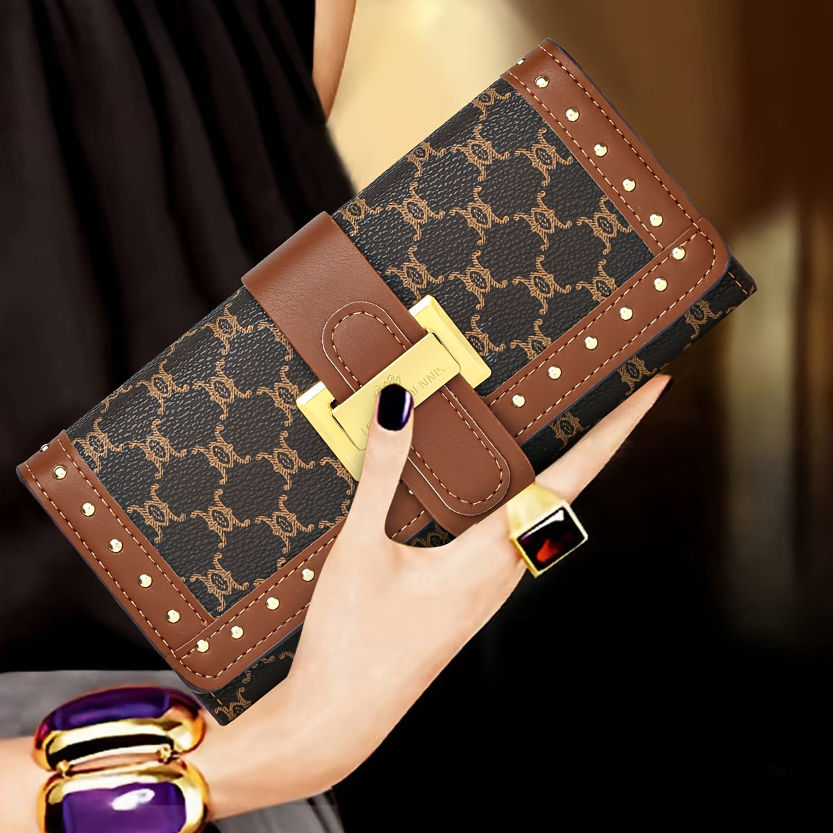 LABOONOO Long Wallet Handbag