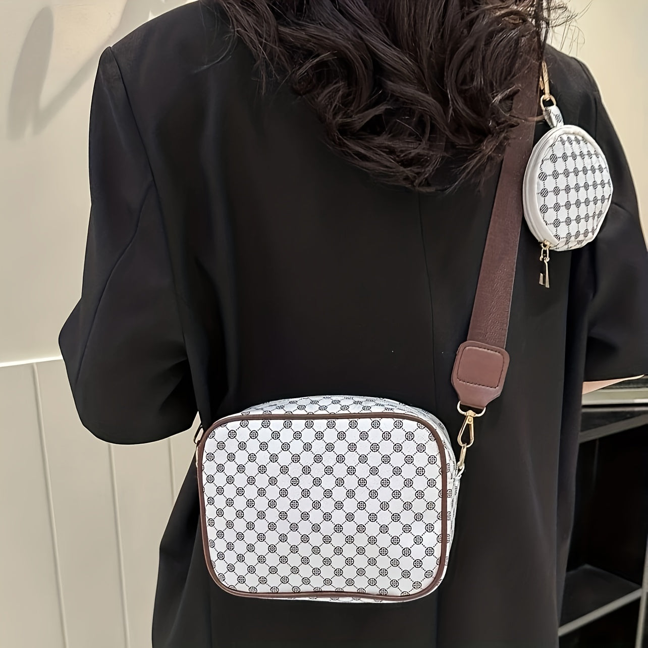 Geometric Crossbody Bag